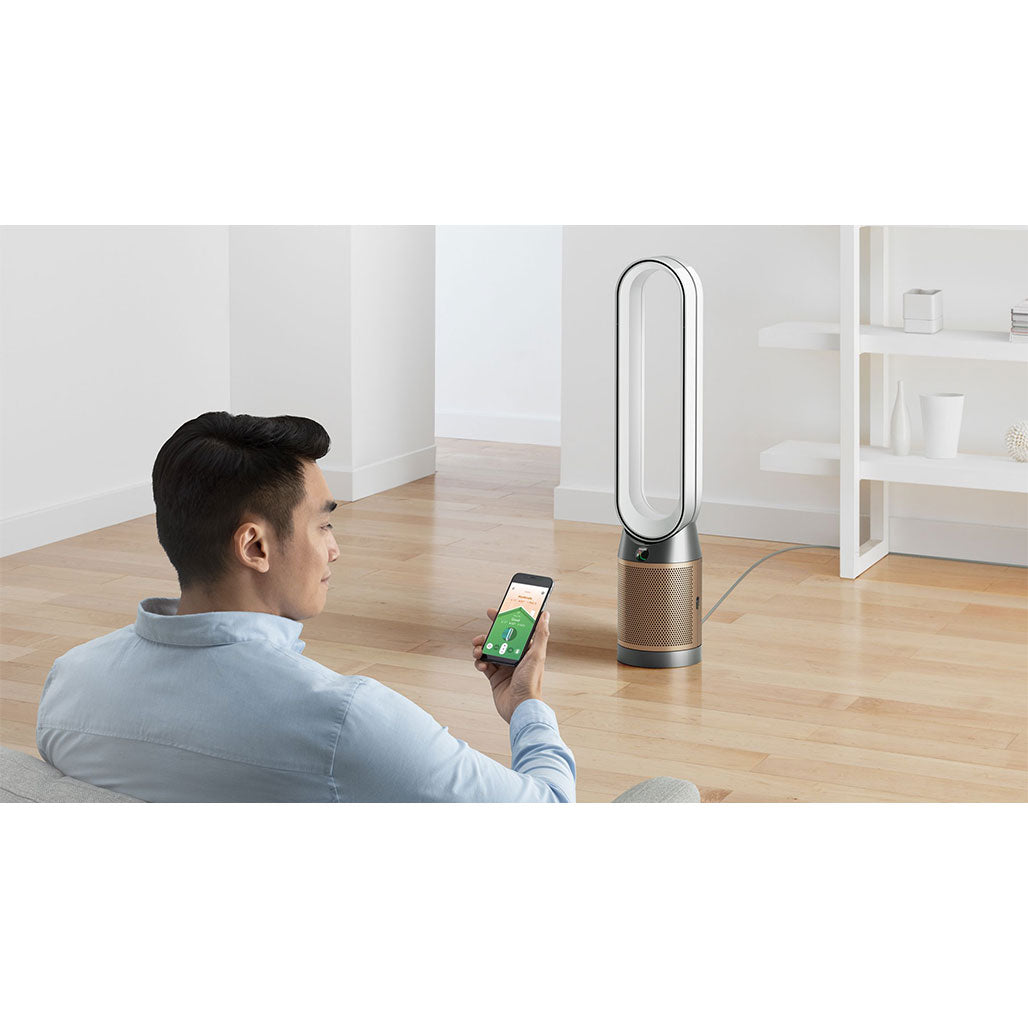 A Photo Of Dyson Purifier Cool Formaldehyde™ TP09 purifying fan (White/Gold)