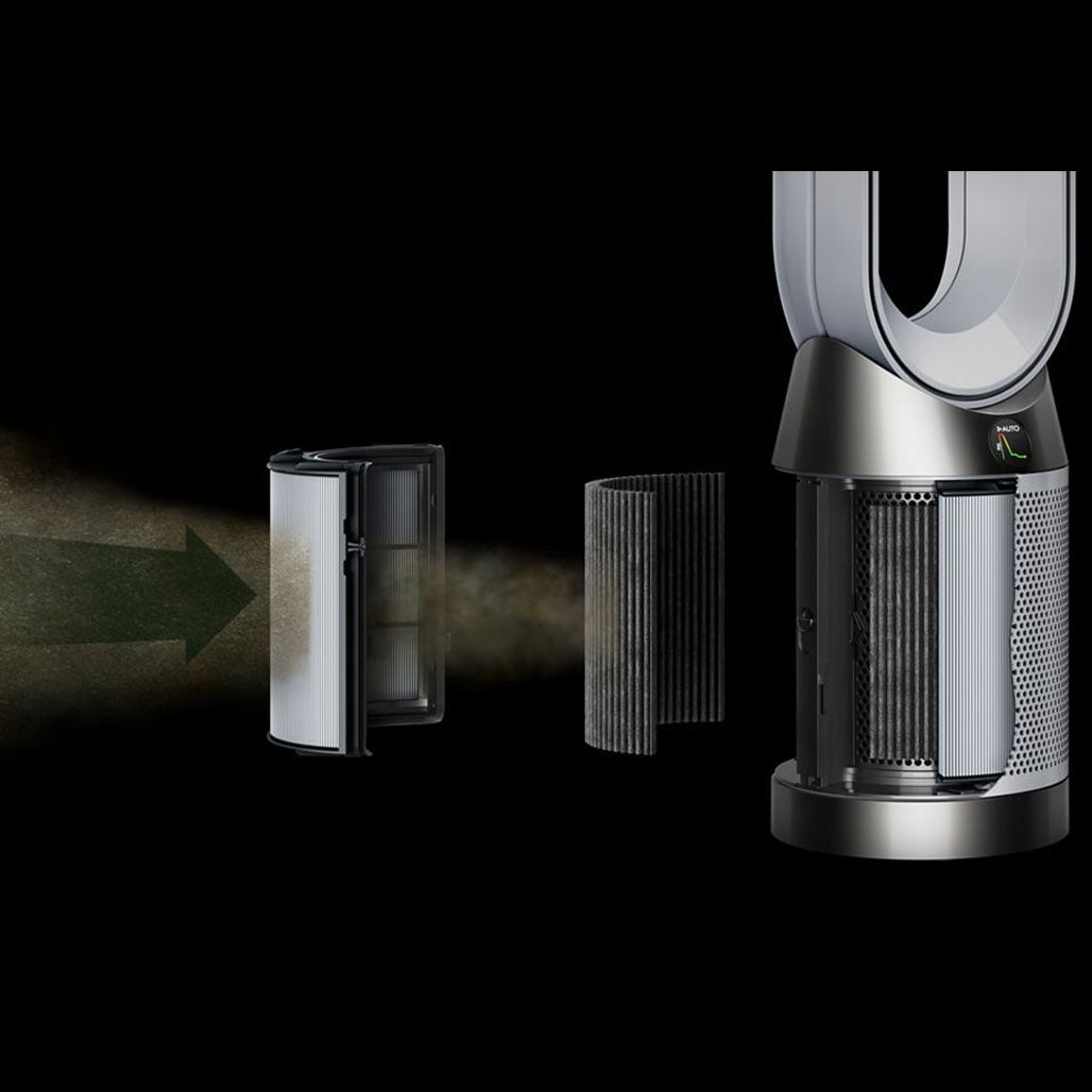 A Photo Of Dyson Purifier Cool Gen1 TP10 Air Purifying Fan with HEPA Filtration - White | Whole Room Cooling and Purification