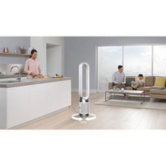 A Photo Of Dyson Purifier Cool Gen1 TP10 Air Purifying Fan with HEPA Filtration - White | Whole Room Cooling and Purification