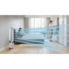A Photo Of Dyson Purifier Cool Gen1 TP10 Air Purifying Fan with HEPA Filtration - White | Whole Room Cooling and Purification