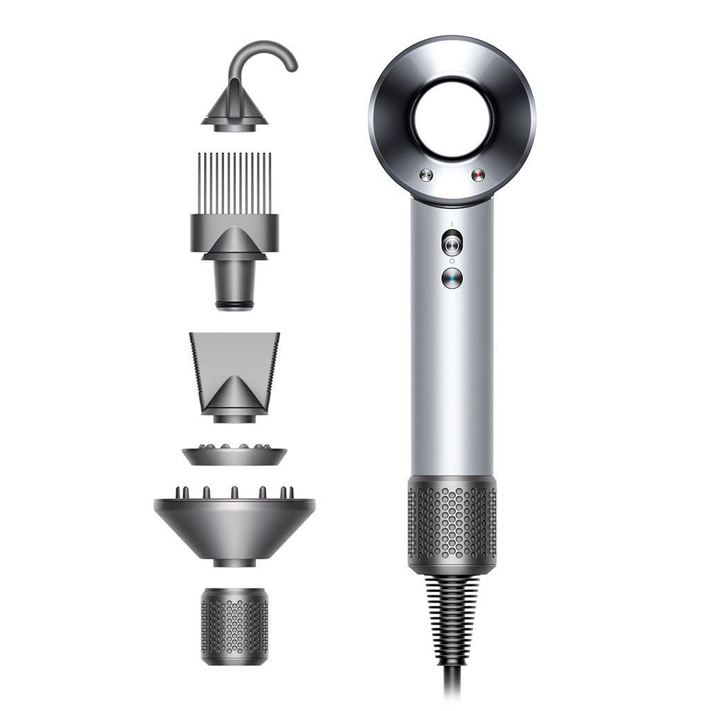 A Photo Of Dyson Supersonic hair dryer Professional Edition Black/Nickel + Free Supersonic Stand & Fly Away Attachment