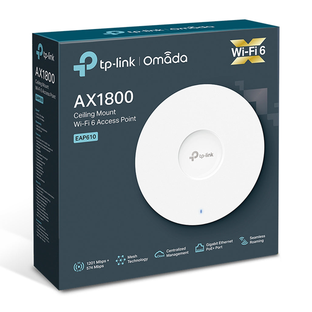 A Photo Of TP-Link EAP610 V2 - AX1800 Ceiling Mount WiFi 6 Access Point