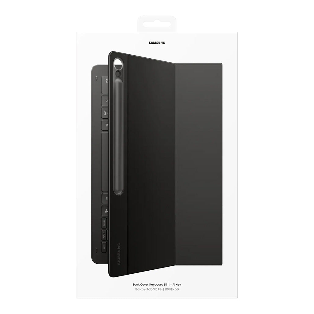A Photo Of Samsung Book Cover Keyboard Slim - AI Key Galaxy Tab S10 FE+ - (EN/AR)