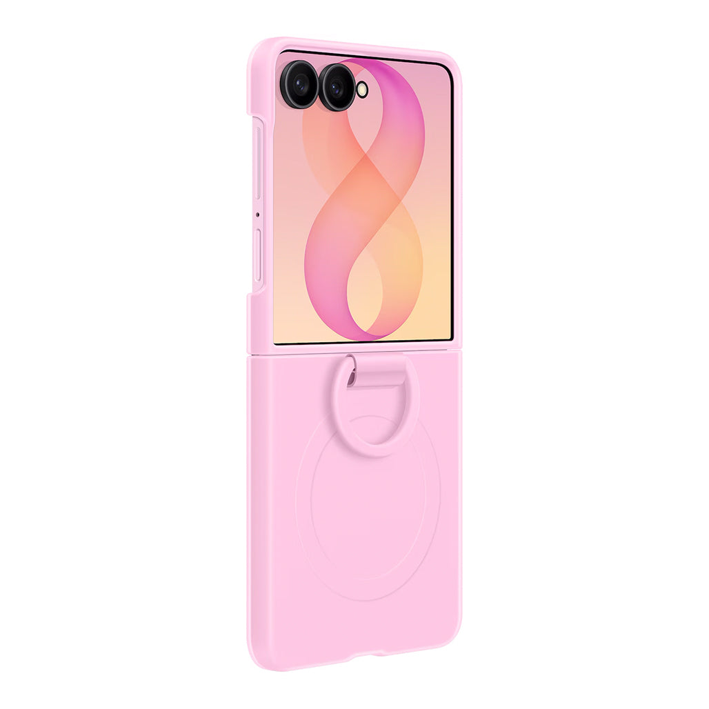 A Photo Of Samsung Galaxy Z Flip8 Silicone Ring Magnet Case