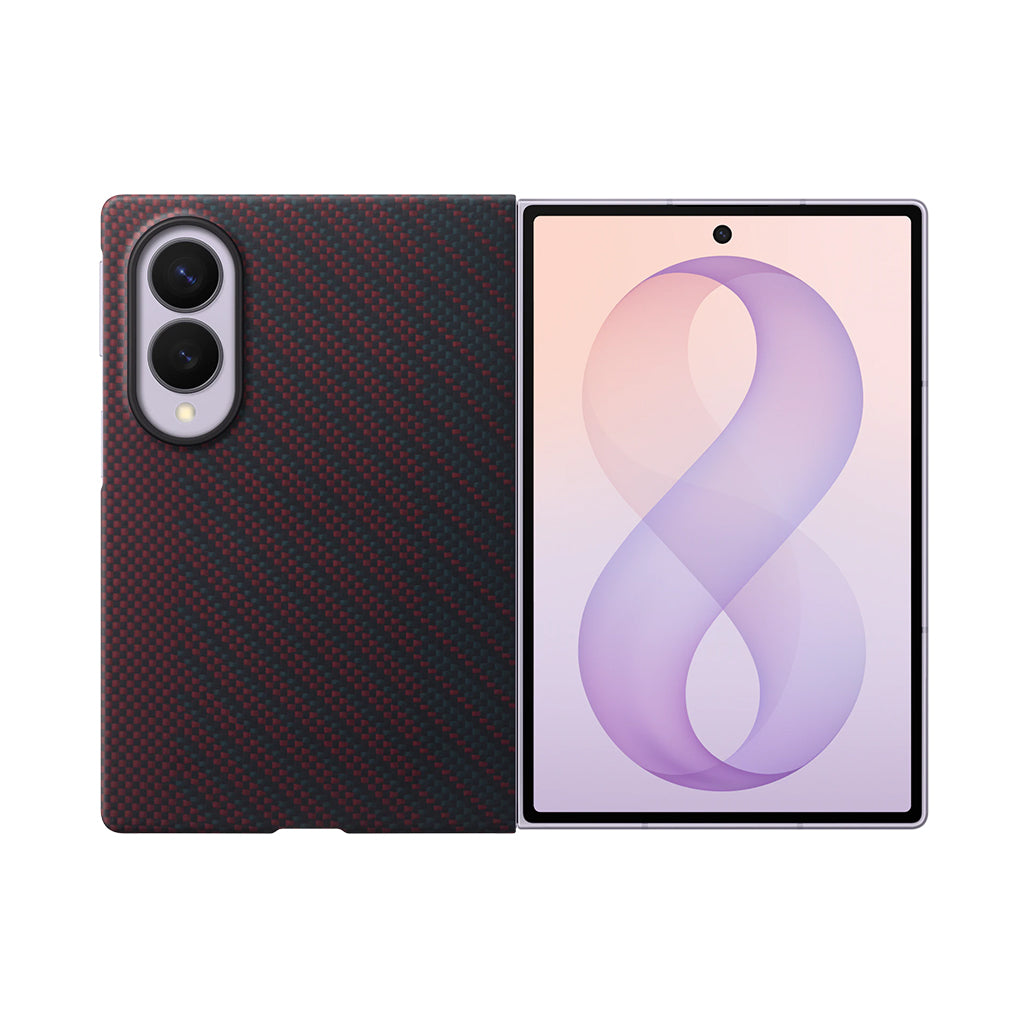 A Photo Of Samsung Galaxy Z Fold8 Carbon Magnet Case