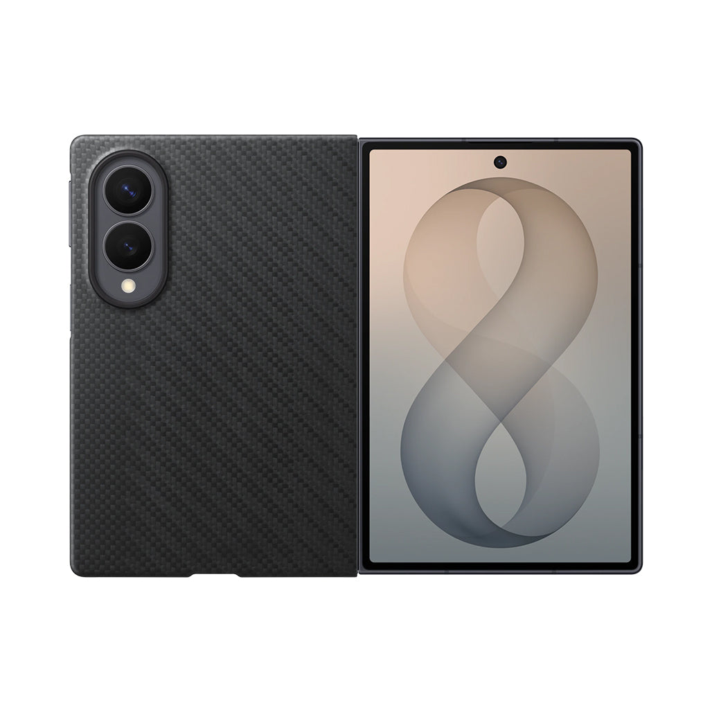 A Photo Of Samsung Galaxy Z Fold8 Carbon Magnet Case