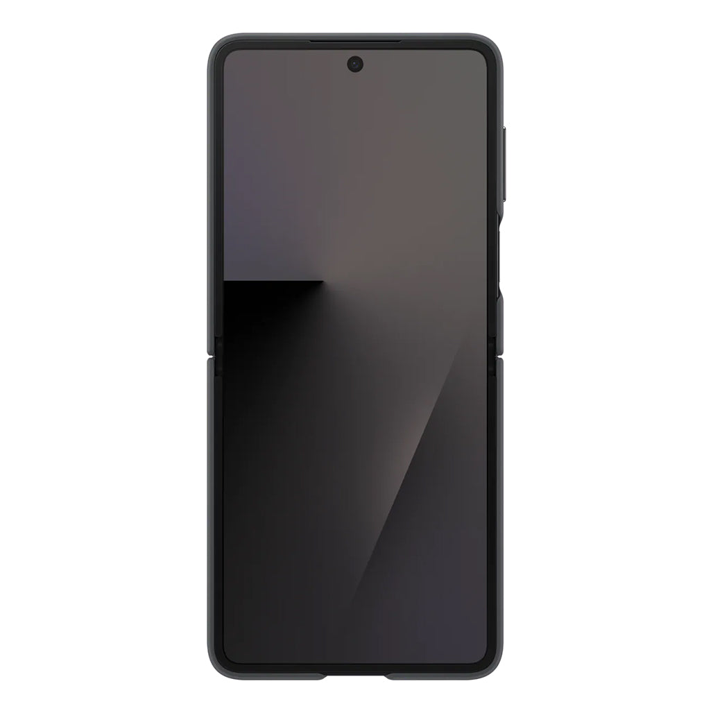 A Photo Of Samsung Galaxy Z Flip7 Silicone Ring Case - Black - EF-PF766TBEGUS