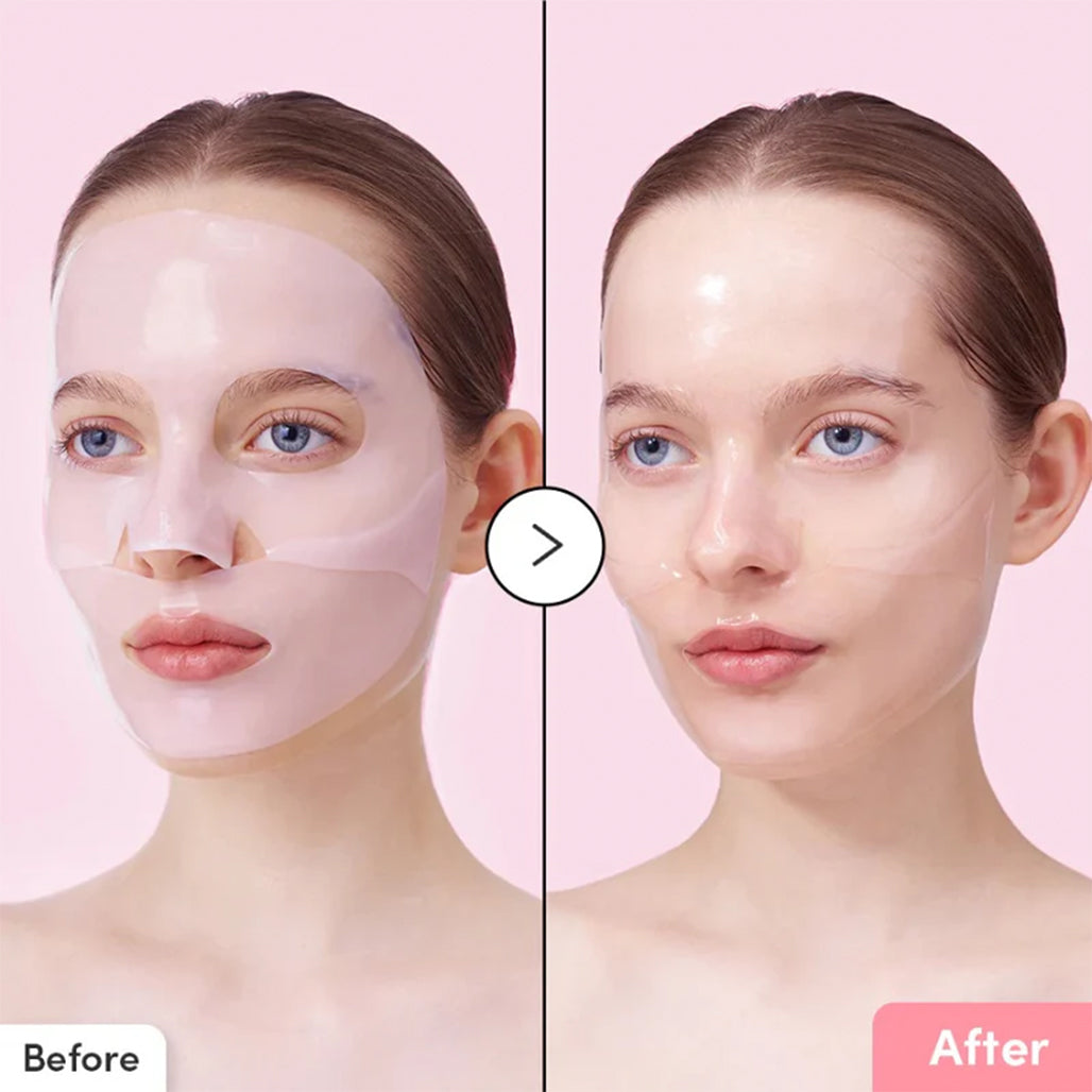A Photo Of EQQUALBERRY Collagen Pore-Tight Up Hydrogel Mask - 4 Sheets