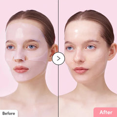 A Photo Of EQQUALBERRY Collagen Pore-Tight Up Hydrogel Mask - 4 Sheets