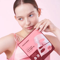 A Photo Of EQQUALBERRY Collagen Pore-Tight Up Hydrogel Mask - 4 Sheets
