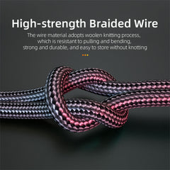 A Photo Of Essager AUX 3.5mm Audio Jack HiFi Elbow Adapter Cable 1.5M - EYP35-WTA01