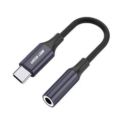 A Photo Of Green Lion Type-C/Lightning to 3.5mm Audio Cable Adapter (12cm) - High-Fidelity Sound