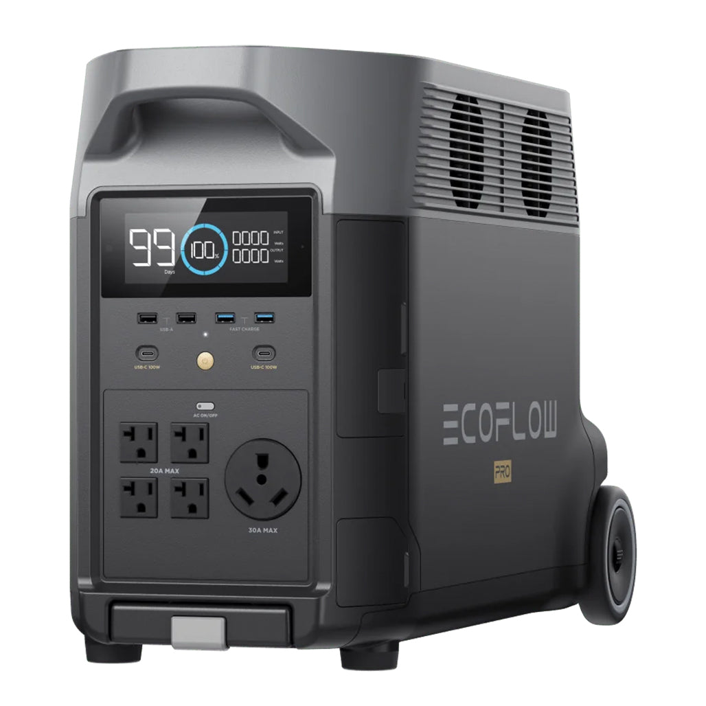A Photo Of EcoFlow DELTA Pro Portable Power Station - EFD500 | Expandable Home Battery for Backup, Solar Charging, and Smart Energy Management