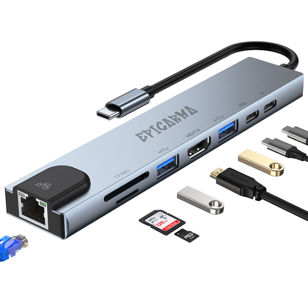 A Photo Of EpicArma 8-in-1 USB-C Hub