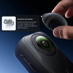 A Photo Of Insta360 X5 - 8K 360° Action Camera with AI Low-Light
