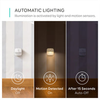 Eufy Lumi Stick-On Motion Sensor Night Light – Battery-Powered LED with Auto Illumination for Hallways, Bedrooms, and Stairs