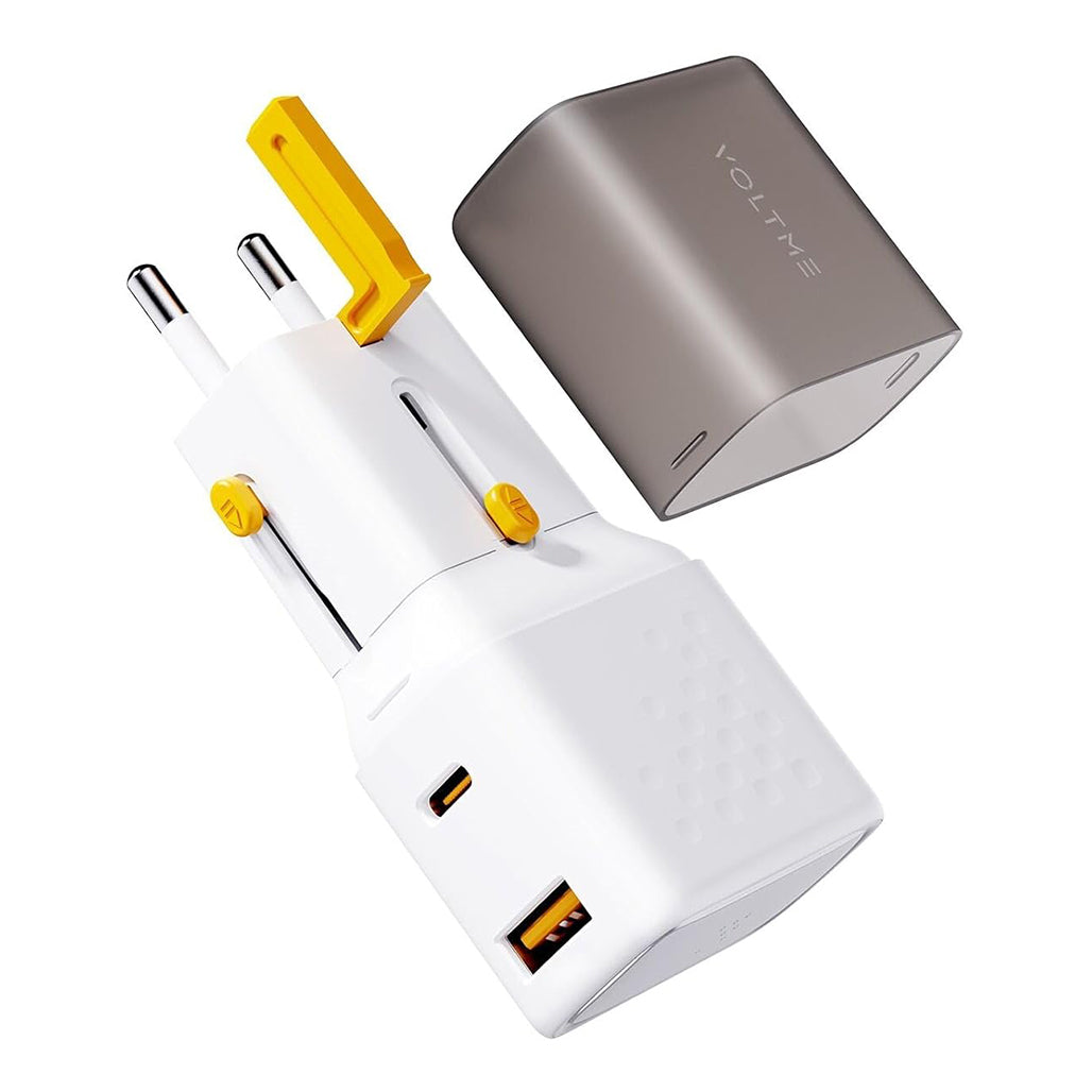 A Photo Of Voltme VITO Go EzTravel 35W GaN III Dual-Port USB-C Fast Charger - Compact Travel Charger Plug