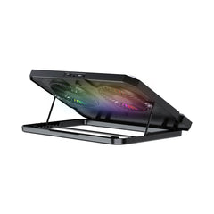 A Photo Of Fantech NC21 RGB Laptop Cooling Pad with Dual Large Fans