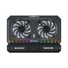 A Photo Of Fantech NC21 RGB Laptop Cooling Pad with Dual Large Fans