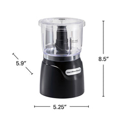 A Photo Of Hamilton Beach Stack & Press™ Electric Mini Food Processor - 72850