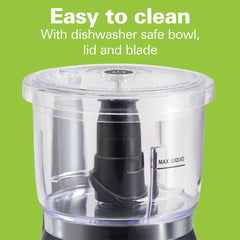 A Photo Of Hamilton Beach Stack & Press™ Electric Mini Food Processor - 72850