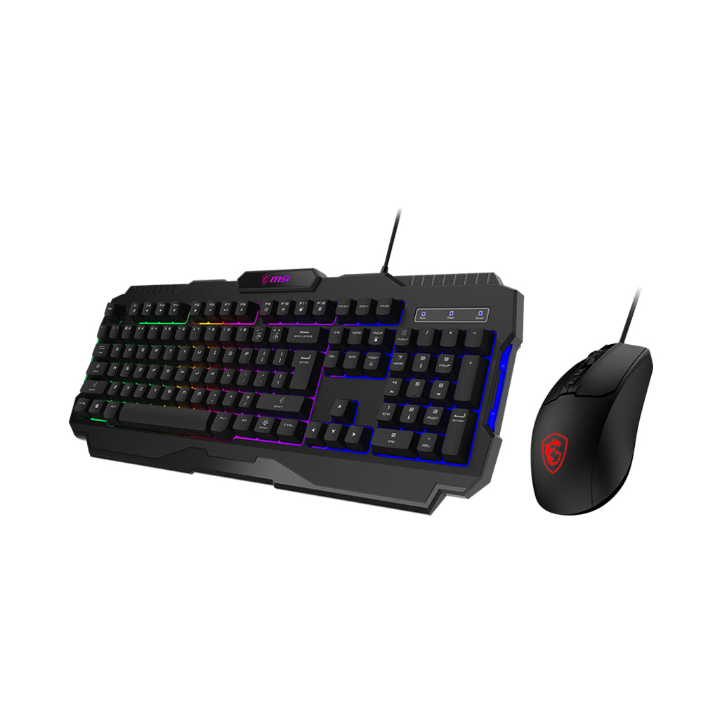A Photo Of MSI FORGE GK100 Gaming Keyboard and Mouse Combo