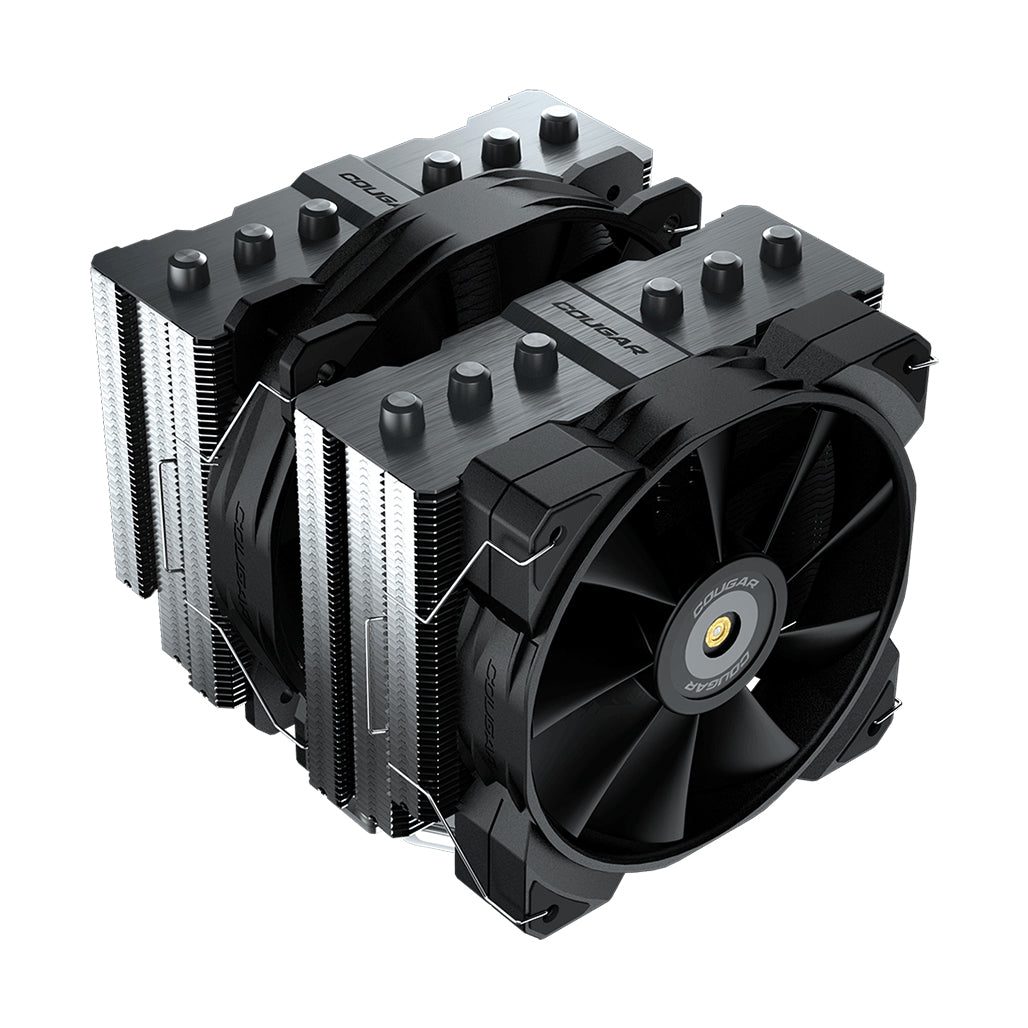 A Photo Of COUGAR FORZA 135 Dual Tower Air Cooler – High-Performance Cooling for AMD and Intel CPUs