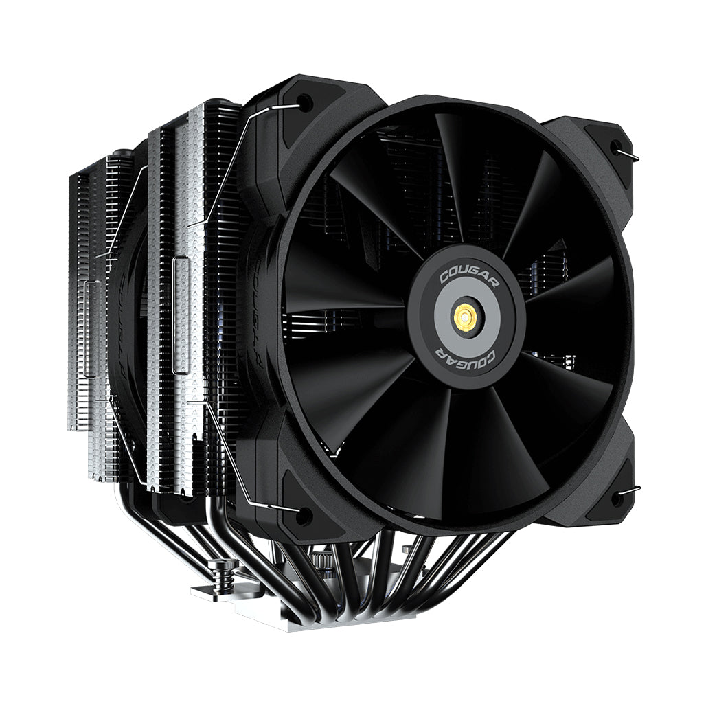 A Photo Of COUGAR FORZA 135 Dual Tower Air Cooler – High-Performance Cooling for AMD and Intel CPUs