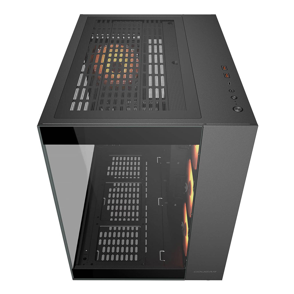 A Photo Of Cougar FV150 RGB | Dual-Chamber Mid-Tower with ARGB and High GPU Support