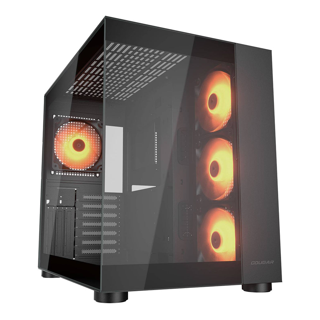 A Photo Of Cougar FV150 RGB | Dual-Chamber Mid-Tower with ARGB and High GPU Support