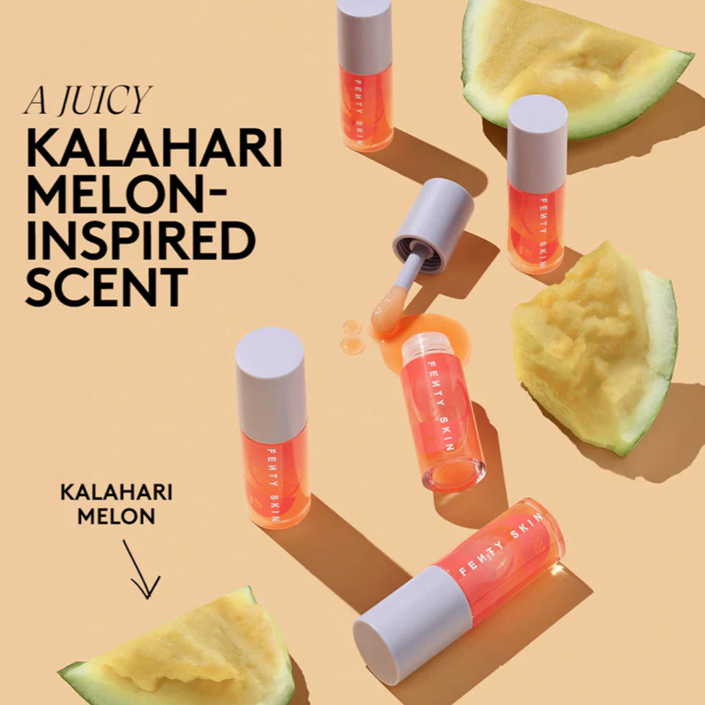 A Photo Of Fenty Treatz Hydrating + Strengthening Lip Oil - Kalahari Melon