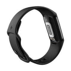 A Photo Of Fitbit Charge 6 - Premium Fitness Tracker - Obsidian/Black Aluminum