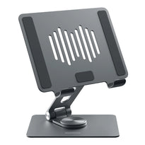 Momax Fold Stand Swivel Tablet Holder - 360° Rotatable with Ultra-Stable Design for 10.5 to 12.9-Inch Tablets