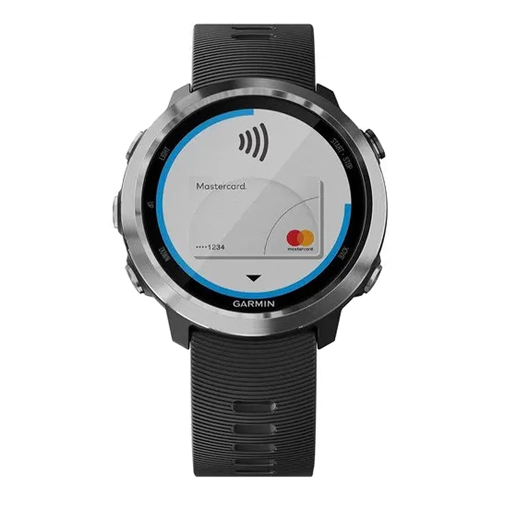 A Photo Of Garmin Forerunner 645 With Black Coloured Band