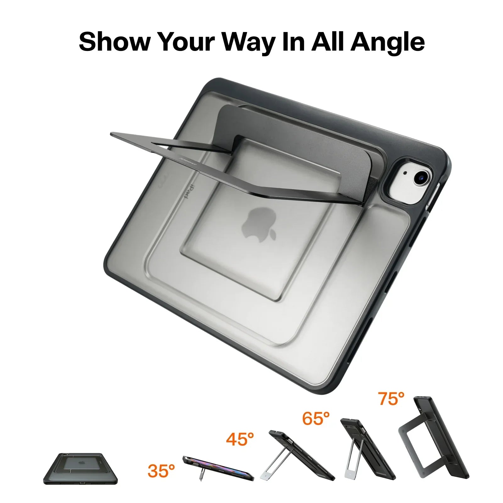 A Photo Of TORRAS Ostand Case with Pencil Holder for iPad Pro 13