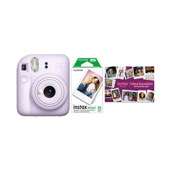 A Photo Of Fujifilm Instax Mini 12 Instant Camera Bundle with Film Pack & DIY Idea Booklet