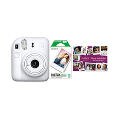 A Photo Of Fujifilm Instax Mini 12 Instant Camera Bundle with Film Pack & DIY Idea Booklet