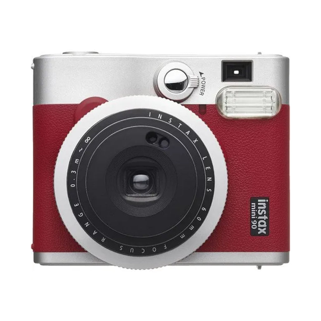 A Photo Of Fujifilm Instax Mini 90 Neo Classic - Instant Camera - Red