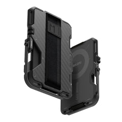 A Photo Of AULUMU G03 Multi-Tool Magnetic Metal Wallet | Carbon Fiber Cover | MagSafe