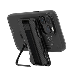 A Photo Of AULUMU G03 Multi-Tool Magnetic Metal Wallet | Carbon Fiber Cover | MagSafe