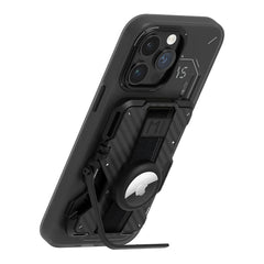 A Photo Of AULUMU G03 Multi-Tool Magnetic Metal Wallet | Carbon Fiber Cover | MagSafe