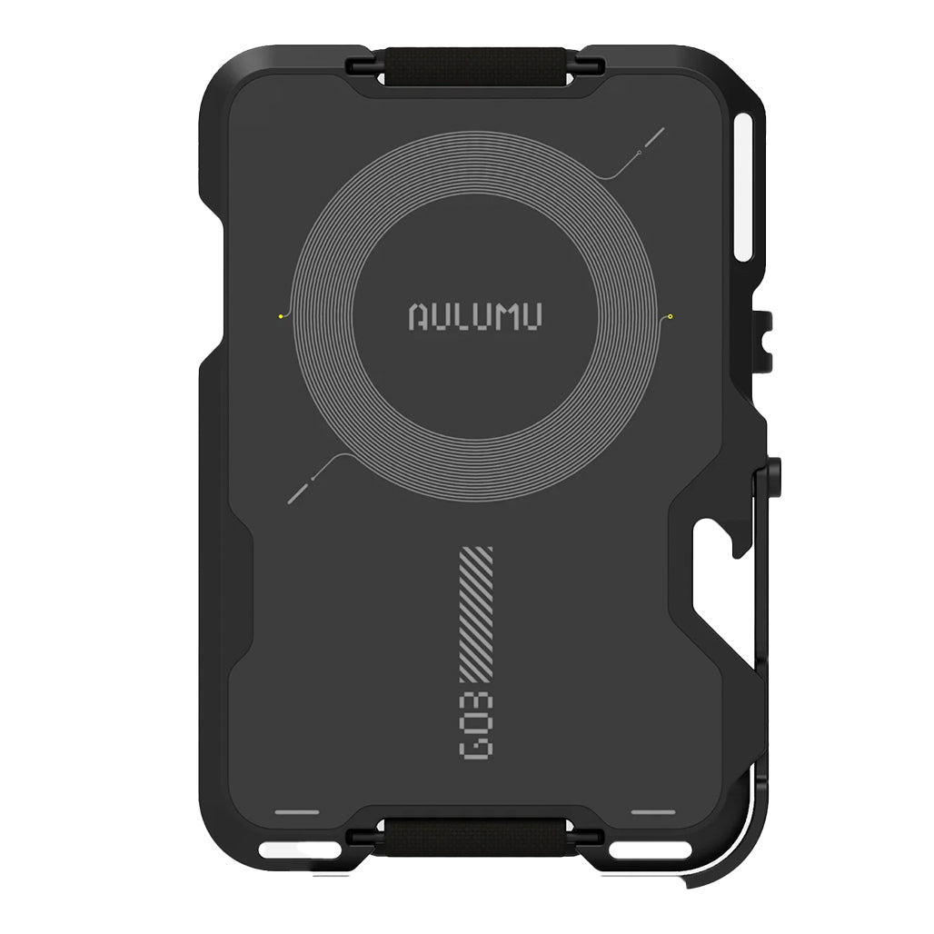 A Photo Of AULUMU G03 Multi-Tool Magnetic Metal Wallet | Carbon Fiber Cover | MagSafe