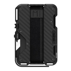 A Photo Of AULUMU G03 Multi-Tool Magnetic Metal Wallet | Carbon Fiber Cover | MagSafe