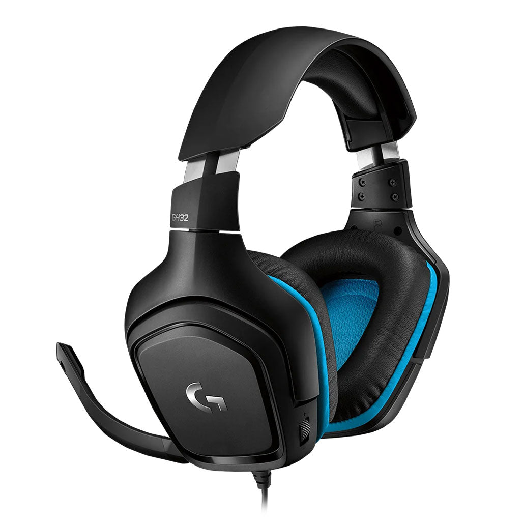 A Photo Of Logitech G432 - 7.1 Surround Sound Wired Gaming Headset - 981-000770