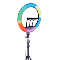 Green Lion 22" RGB Ring Light with Adjustable Tripod & Remote – Black | Professional LED Lighting for Content Creators