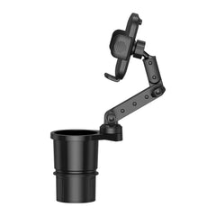 A Photo Of Green Lion 2-In-1 FlexGrip Car Cup Holder & Phone Mount