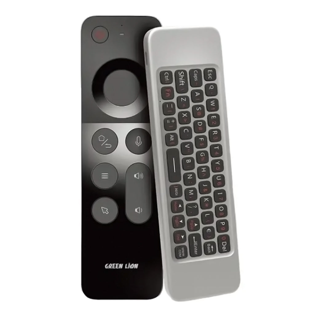 A Photo Of Green Lion 4-in-1 Wireless Remote with Keyboard – Black