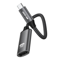 Green Lion 4K USB-C to HDMI Adapter Cable – Ultra-High Definition Connectivity, 20cm (Black)