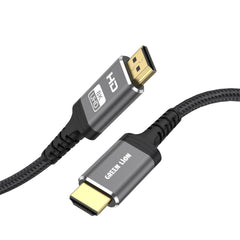 A Photo Of Green Lion 8K HDMI Cable 2M – Ultra HD, HDR, VRR, 7.1 Surround Sound, High-Speed Braided Cable