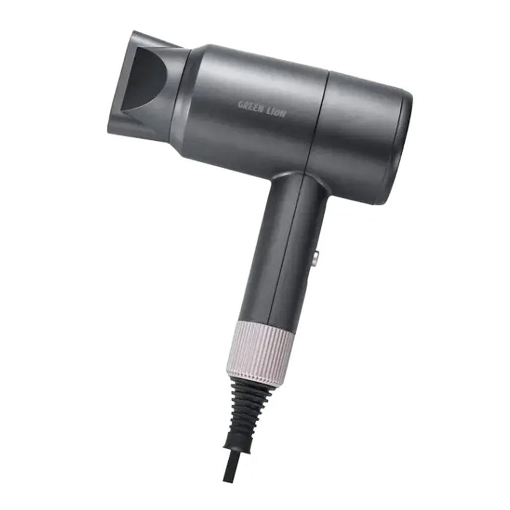 A Photo Of Green Lion 850W Hair Dryer with Quiet DC Motor & Styling Precision – Grey